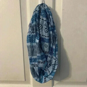 Infinity Scarf Circular Neck Scarf‎ HIJAB Shawl Wrap Boho Blue